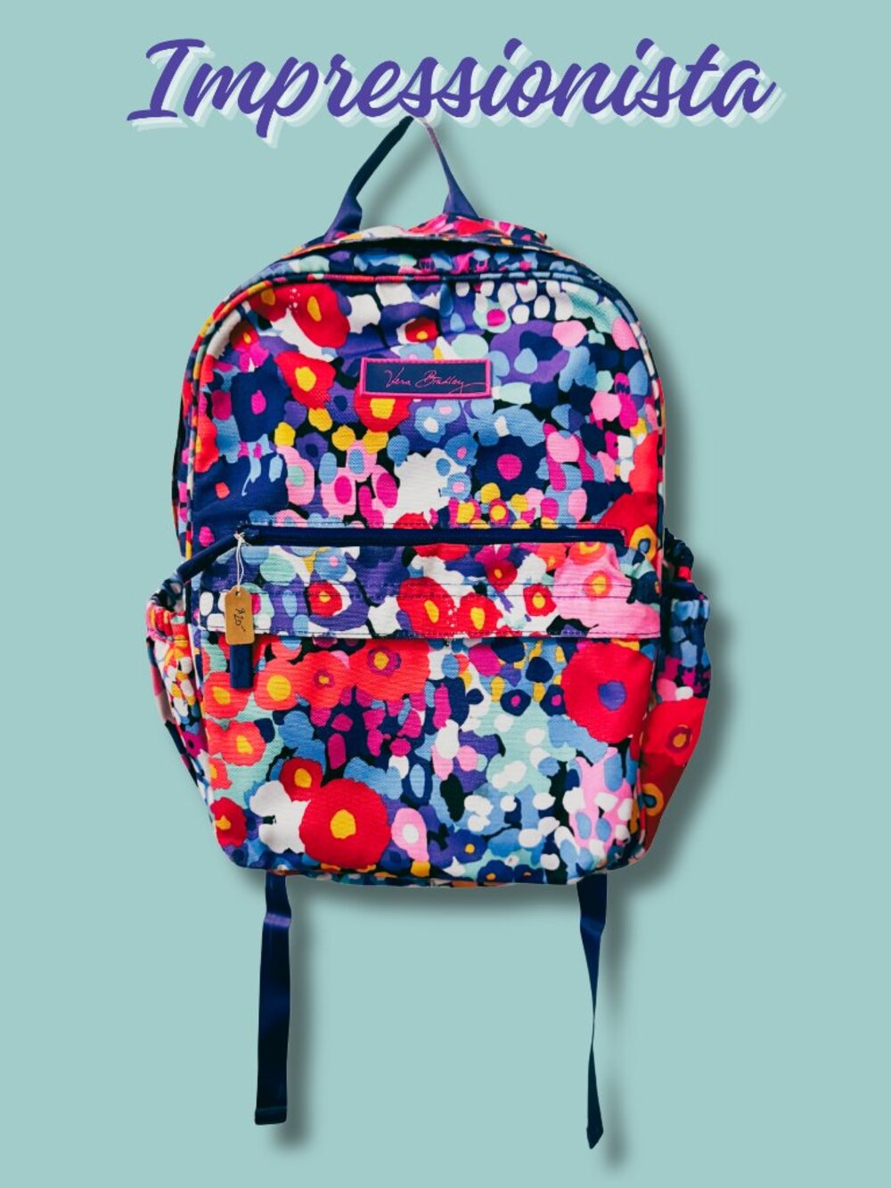 Vera Bradley Impressionista Ultimate Backpack Retired Floral Back to School